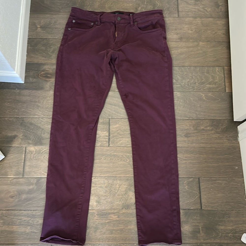 Men’s Lucky Brand Maroon Jeans